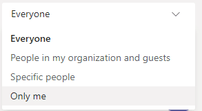 You can also choose co-organizers within your organization and specify who can present at the meeting: