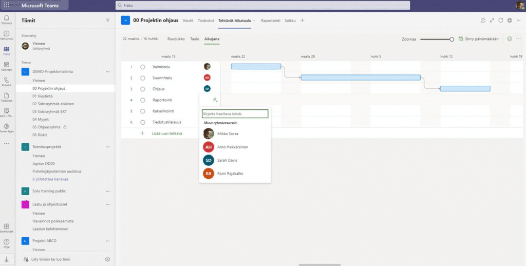 Projektisalkku kokonaisvaltaisempaan projektinhallintaan hankkeiden eri vaiheissa