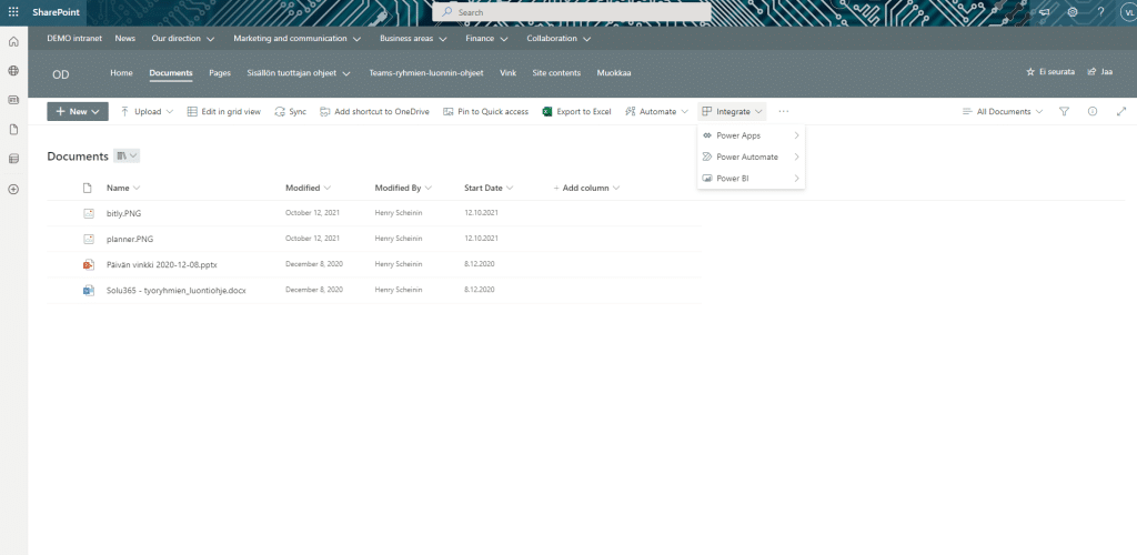Microsoft SharePoint for easy and effortless document management