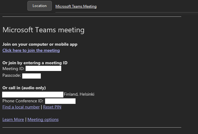 Edit your Teams meeting settings