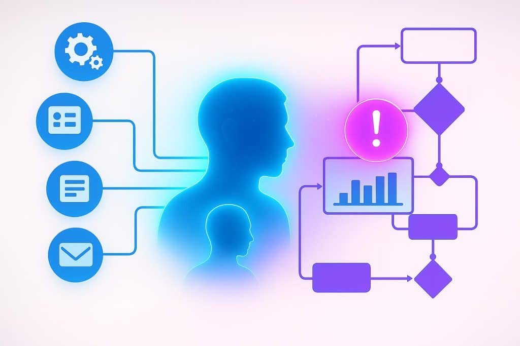 Artificial intelligence agents support business processes