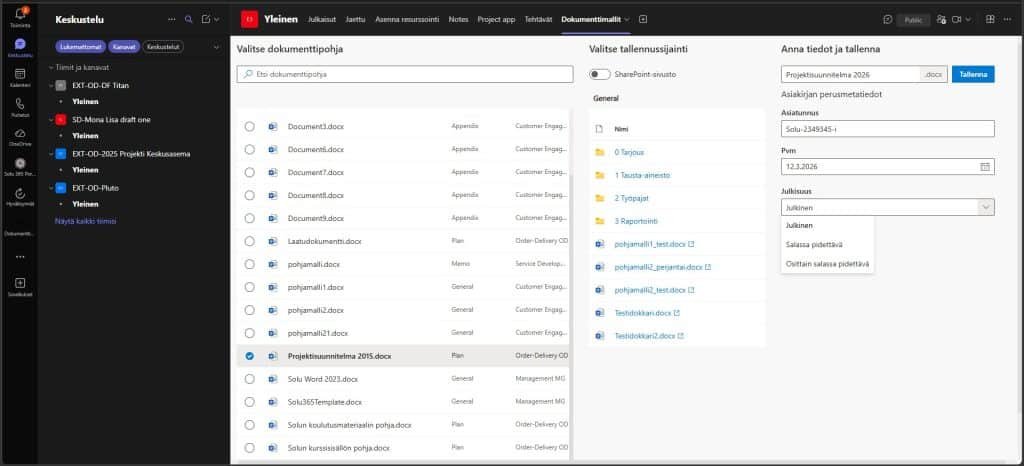 Solu 365 Templates brings centralized management of document templates to the Microsoft 365 environment